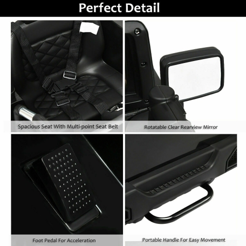 Gymax Electric 12V Kids Ride-on Car Truck Parent Control with 2.4 GHZ Remote Control