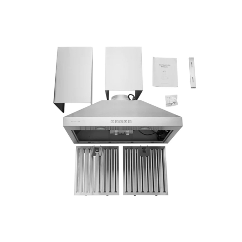 Hauslane&nbsp;| Chef 30-in Convertible Stainless Steel Wall-Mounted Range Hood