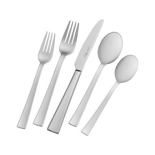 HENCKELS Andria 20 Piece Flatware Set Matted