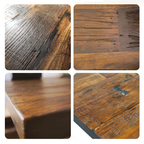 Real Wood Reclaimed Elm Table Top 30x60