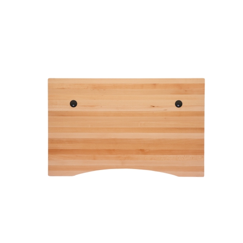 Solid Beech Table Top with 2 Pre-Drilled Grommet Holes