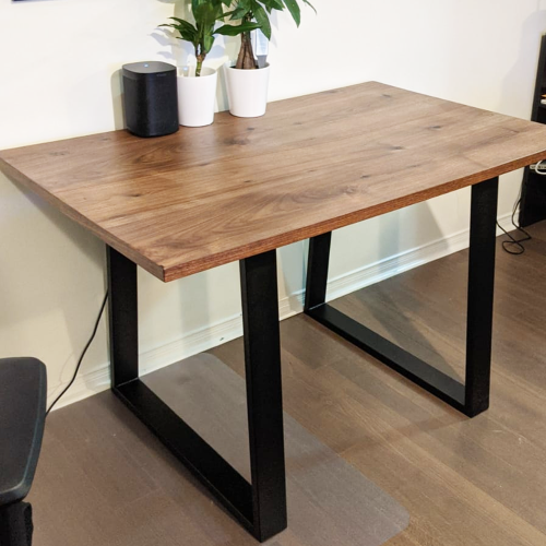 Real Wood Walnut Veneer Table Top 48" x 30"