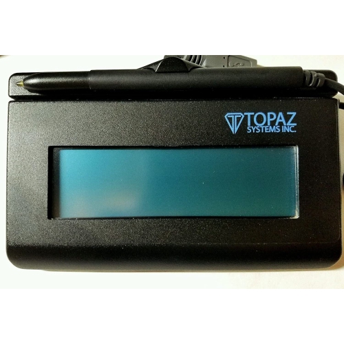 TOPAZ  Signaturegem T-Lbk462-Hsb-R 1X5 Backlit Lcd Signature Capture Pad USB Connection