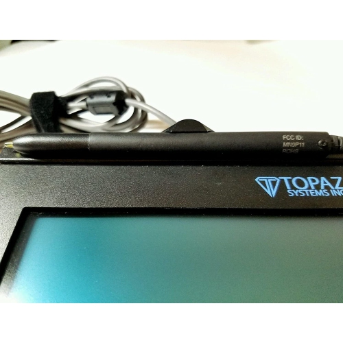 Topaz SignatureGem T-LBK462-HSB-R 1X5 Backlit LCD Signature Capture Pad USB Connection