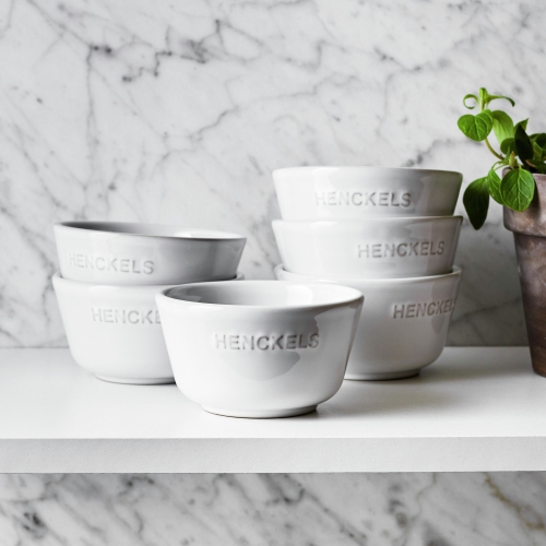 HENCKELS Ceramic 6 Piece Round Bakeware Set, White