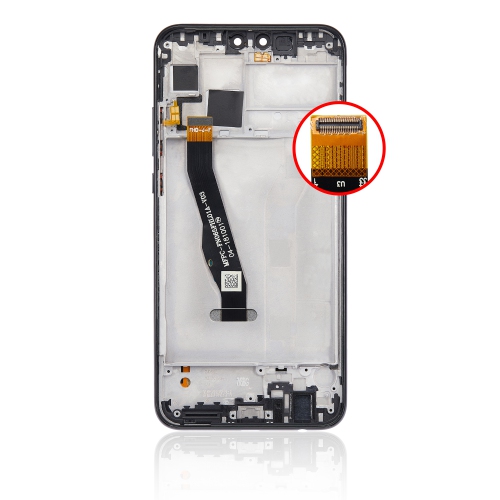 Replacement LCD Assembly With Frame Compatible For Huawei Y9 (2019) (Midnight Black) by ESOURCE PARTS - Refurbished condition - Image 4