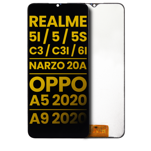 Replacement LCD Assembly Without Frame Compatible For Realme 5i / 5 / 5S / C3 / C3i / 6i / Narzo 20A / OPPO A5 2020 / A9 2020 (All Colors) by ESOURCE PARTS - Refurbished condition - Image 7
