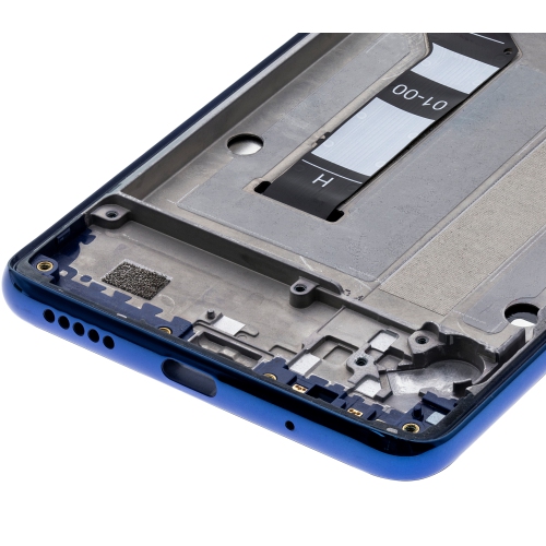Replacement LCD Assembly With Frame For Motorola One Vision (XT1970 / 2019) / P50 (Sapphire Gradient) by ESOURCE PARTS - Refurbished condition - Image 7