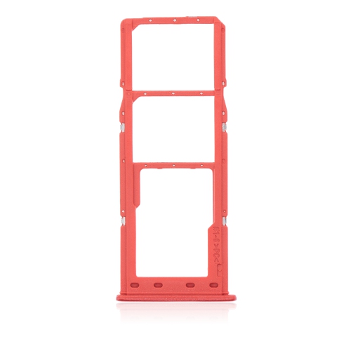 Replacement Dual Sim Card Tray Compatible For Samsung Galaxy A02 (Red)