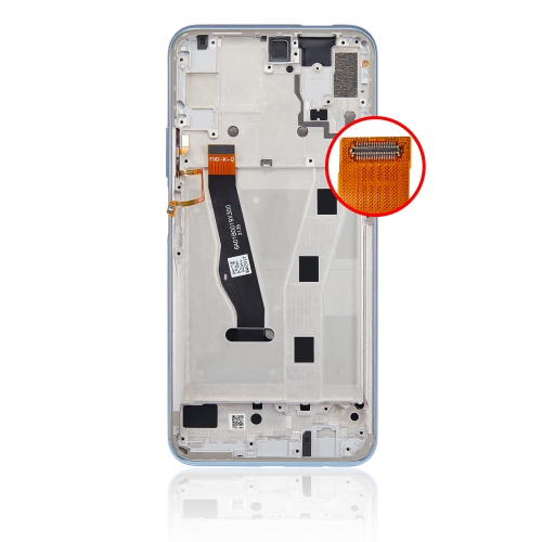 Replacement LCD Assembly With Frame Compatible For Huawei P Smart Pro (2019) (Breathing Crystal) by ESOURCE PARTS - Refurbished condition - Image 4