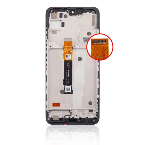 Replacement OLED Assembly With Frame Compatible For Motorola Moto G71 5G (XT2169-1 / 2022) (All Colors) by ESOURCE PARTS - Refurbished condition - Image 4