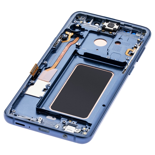 Replacement OLED Assembly With Frame Compatible For Samsung Galaxy S9 Plus (Coral Blue) by ESOURCE PARTS - Refurbished condition - Image 5