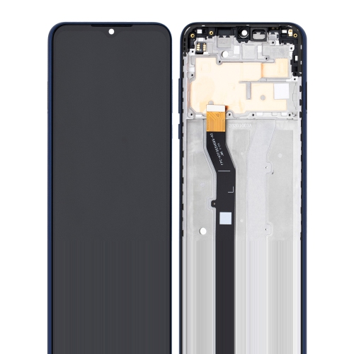 Replacement LCD Assembly With Frame Compatible For Motorola Moto G Play (XT2093 / 2021) (Misty Blue) by ESOURCE PARTS - Refurbished condition - CA$86.02
