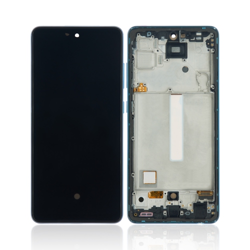 ESOURCE PARTS  Replacement Oled Assembly w Frame Compatible for Samsung Galaxy A52 5G (A526 / 2021) / A52S 5G (A528 / 2021) (Aftermarket Plus)