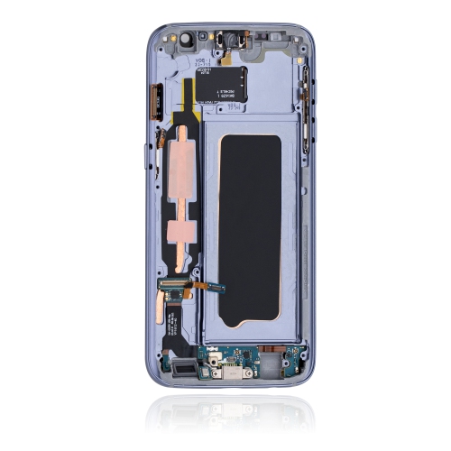 Replacement OLED Assembly With Frame Compatible For Samsung Galaxy S7 (All US Models) (Black Onyx) by ESOURCE PARTS - Refurbished condition - Image 3