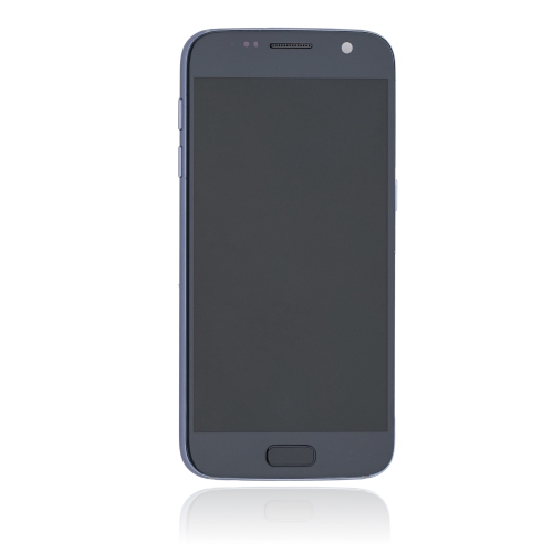 Replacement OLED Assembly With Frame Compatible For Samsung Galaxy S7 (All US Models) (Black Onyx) by ESOURCE PARTS - Refurbished condition - Image 4