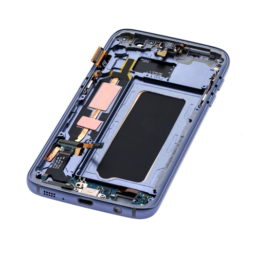 Replacement OLED Assembly With Frame Compatible For Samsung Galaxy S7 (All US Models) (Black Onyx) by ESOURCE PARTS - Refurbished condition - Image 9
