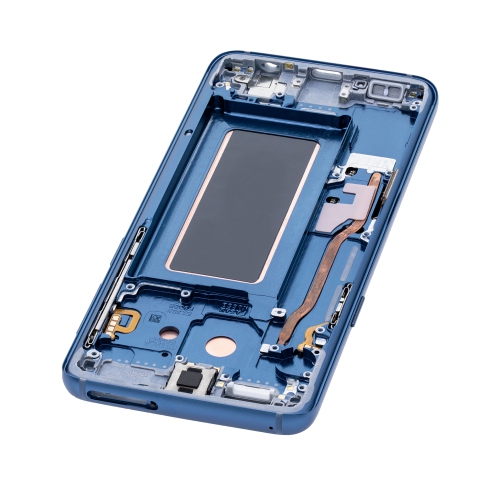 Replacement OLED Assembly With Frame Compatible For Samsung Galaxy S9 (Coral Blue) by ESOURCE PARTS - Refurbished condition - Image 6
