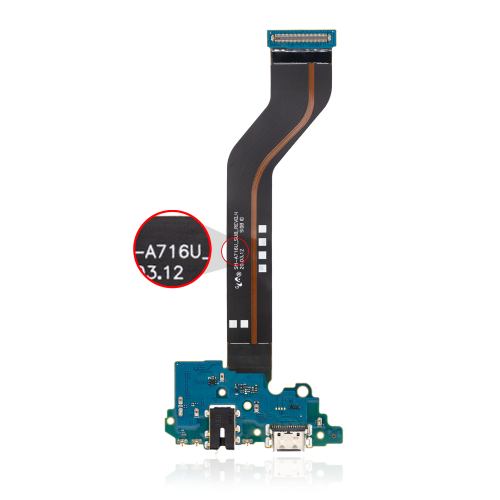 ESOURCE PARTS  Replacement Charging Port With Headphone Jack Compatible for Samsung Galaxy A71 5G (A716U / 2020)