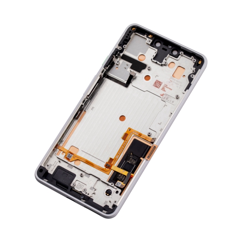 Replacement OLED Assembly With Frame Compatible For Google Pixel 3 XL (White) by ESOURCE PARTS - Refurbished condition - Image 5