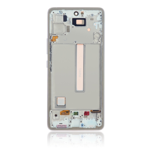 Replacement OLED Assembly With Frame Compatible For Samsung Galaxy A53 / A53 5G (A535 / A536 / 2022) (White) by ESOURCE PARTS - Refurbished condition - Image 4