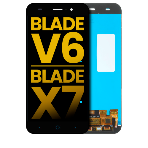 Refurbished - Replacement LCD Assembly Without Frame Compatible For ZTE Blade V6 / ZTE Blade X7 (Black)