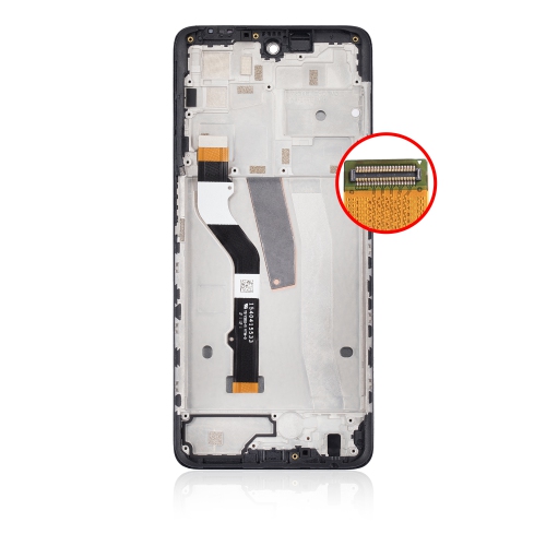 Replacement LCD Assembly With Frame Compatible For Motorola Moto G51 5G (XT2171 / 2021) (All Colors) by ESOURCE PARTS - Refurbished condition - CA$72.39