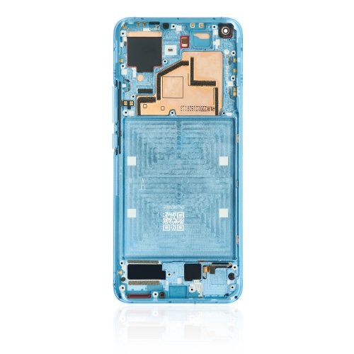 Replacement OLED Assembly With Frame Compatible For Xiaomi Mi 11 (Horizon Blue) by ESOURCE PARTS - Refurbished condition - CA$366.73
