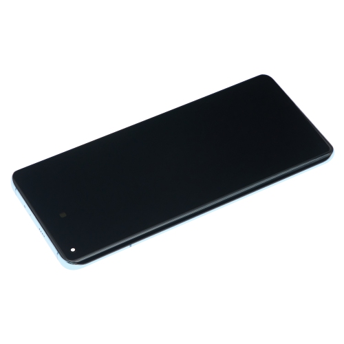 Replacement OLED Assembly With Frame Compatible For Xiaomi Mi 11 (Horizon Blue) by ESOURCE PARTS - Refurbished condition - Image 3