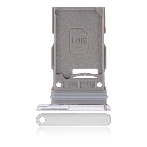 ESOURCE PARTS  Replacement Single Sim Card Tray Compatible for Samsung Galaxy S22 5G (White)