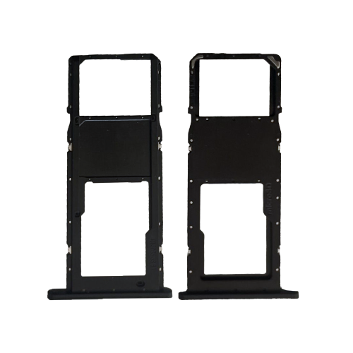 Replacement Single Sim Card Tray Compatible For Samsung Galaxy A02S / A03 (A035 / 2021) (Black)