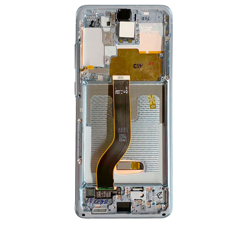 Replacement OLED Assembly With Frame Compatible For Samsung Galaxy S20 Plus 5G (Cloud White) by ESOURCE PARTS - Refurbished condition - Image 2
