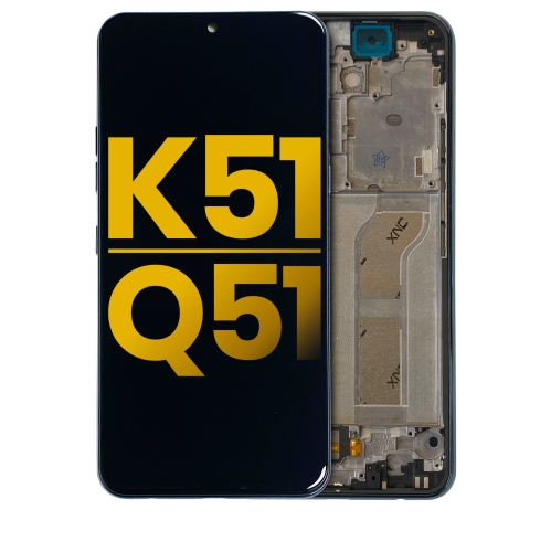 Replacement LCD Assembly With Frame Compatible For LG K51 / Q51 / Reflect (Midnight Green) by ESOURCE PARTS - Refurbished condition - Image 3