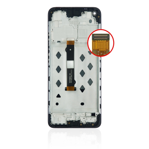 Replacement LCD Assembly With Frame Compatible For Motorola Moto G9 Power (XT2091 / 2020) (All Colors) by ESOURCE PARTS - Refurbished condition - CA$73.54