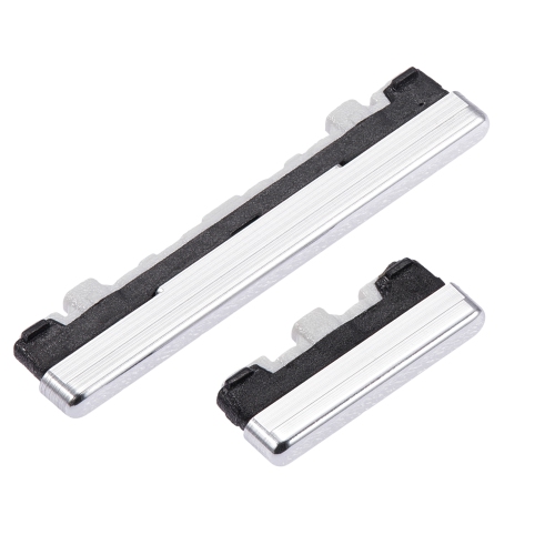 Replacement Hard Buttons Compatible For Samsung Galaxy A51 5G (A516 / 2020) (Prism Cube White)