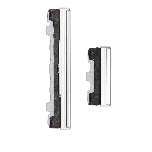 Replacement Hard Buttons Compatible For Samsung Galaxy A51 5G (A516 / 2020) (Prism Cube White)