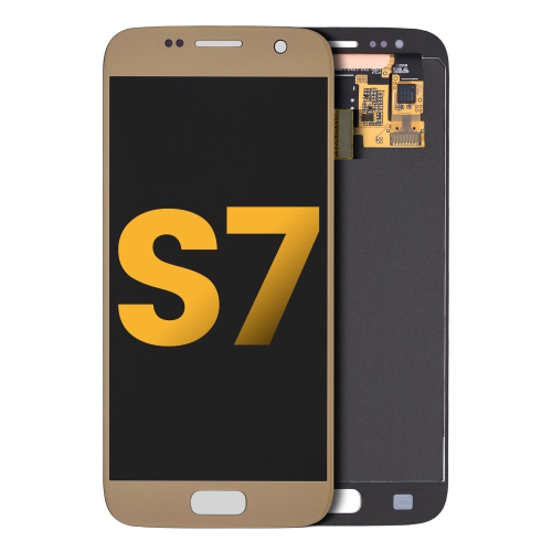 Replacement OLED Assembly Without Frame Compatible For Samsung Galaxy S7 (Gold Platinum) by ESOURCE PARTS - Refurbished condition - Image 2