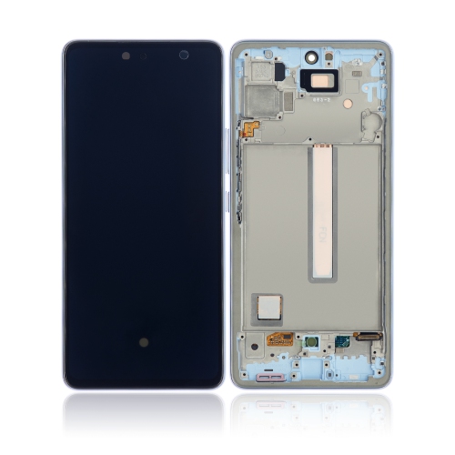 Replacement OLED Assembly With Frame Compatible For Samsung Galaxy A53 / A53 5G (A535 / A536 / 2022) (Blue) by ESOURCE PARTS - Refurbished condition - CA$169.68