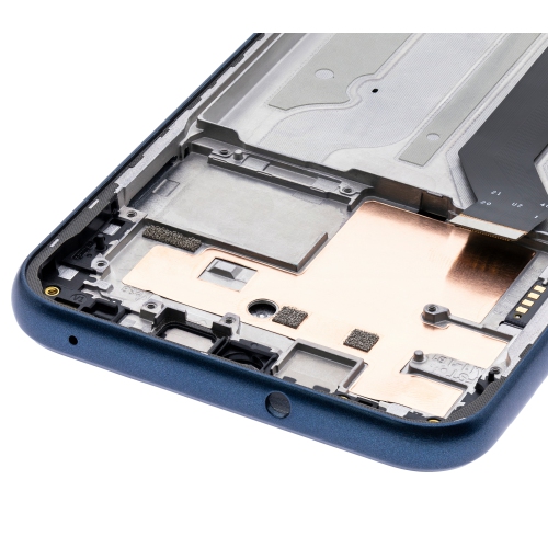Replacement LCD Assembly With Frame Compatible For Motorola Moto E (XT2052 / 2020) (Midnight Blue) by ESOURCE PARTS - Refurbished condition - Image 7