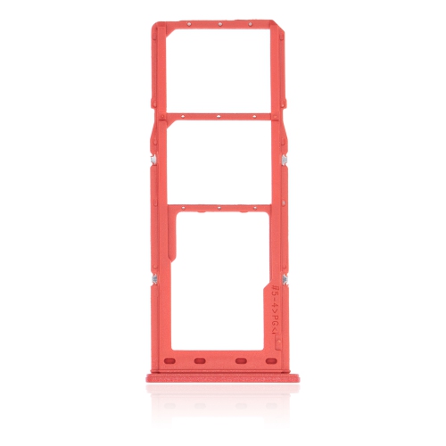 Replacement Dual Sim Card Tray Compatible For Samsung Galaxy A12 (Red)