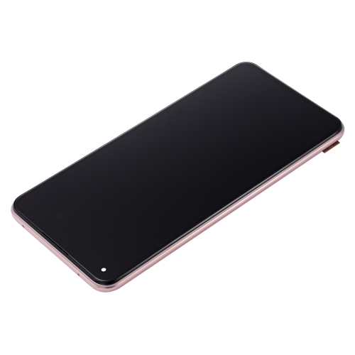 Refurbished - Replacement OLED Assembly With Frame Compatible For Xiaomi Mi 11 Lite (Peach Pink)