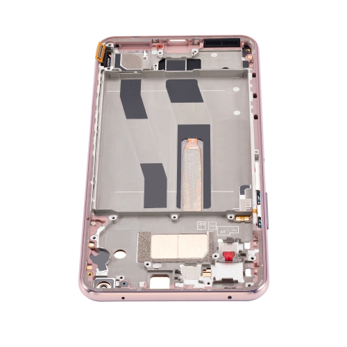Refurbished - Replacement OLED Assembly With Frame Compatible For Xiaomi Mi 11 Lite (Peach Pink)
