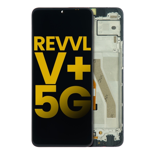 Replacement LCD Assembly With Frame Compatible For T-Mobile Revvl V+ 5G (All Colors) by ESOURCE PARTS - Refurbished condition - Image 2