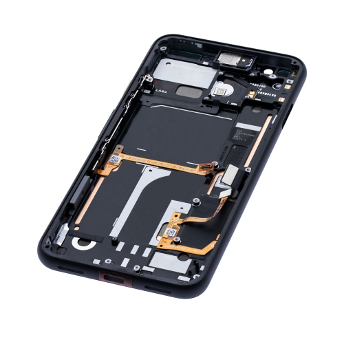 Replacement OLED Assembly With Frame Compatible For Google Pixel 4 (White Power Button) by ESOURCE PARTS - Refurbished condition - Image 4