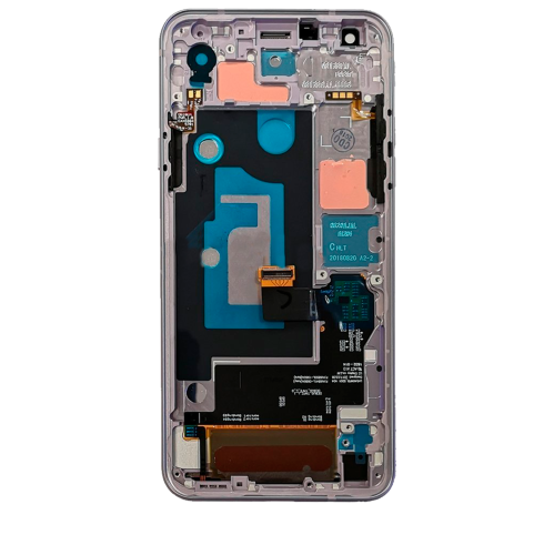 Replacement LCD Assembly With Frame Compatible For LG Q7 / Q7 Plus / Q7 Alpha (Silver) by ESOURCE PARTS - Refurbished condition - Image 2