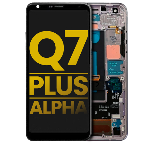 Replacement LCD Assembly With Frame Compatible For LG Q7 / Q7 Plus / Q7 Alpha (Silver) by ESOURCE PARTS - Refurbished condition - Image 4