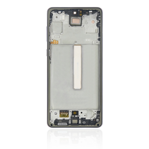 Refurbished - Replacement OLED Assembly With Frame Compatible For Samsung Galaxy A73 (A735 / 2022) (Gray)