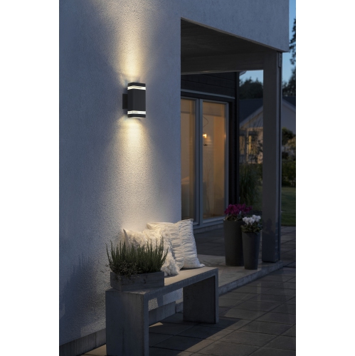 BAZZ W83120BK Luvia Outdoor LED Wall Light 12W 3000K 80+CRI