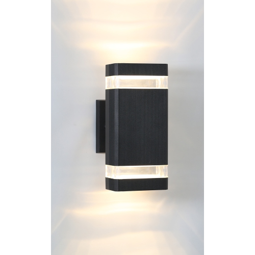 BAZZ W83120BK Luvia Outdoor LED Wall Light 12W 3000K 80+CRI