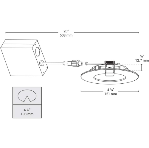 BAZZ 4 Pack Slim Disk Stak Integrated LED 4-in Recessed Light - Matte White Finish, JLDSK4WH4